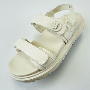 Aldo chunky footbed flat sandals Womens 7 Jeanette adjustable strap Casual